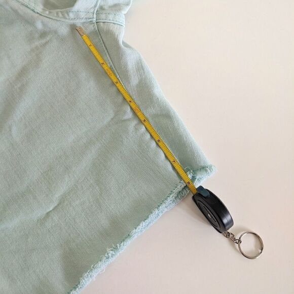 ⭐ 3 for $20🌼 Volcolm Mint Blue Bermuda Sho - Picture 7 of 7